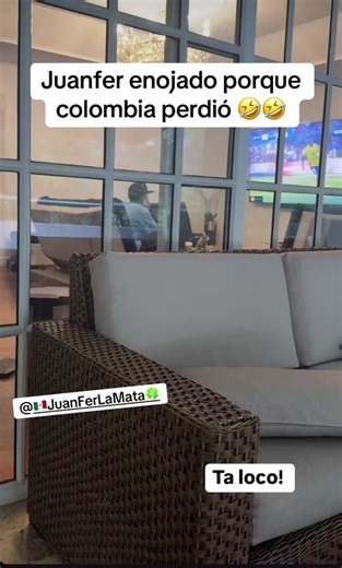 Juanfer enojado porque colombia pierde 😂😂 #juanferlamata #mrstiventc #manolito #juanchitopg #colombia #colombiavsbolivia #parati #viral