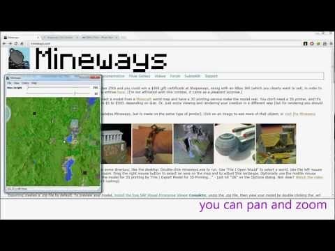 Minecon 2012: Introduction to Mineways
