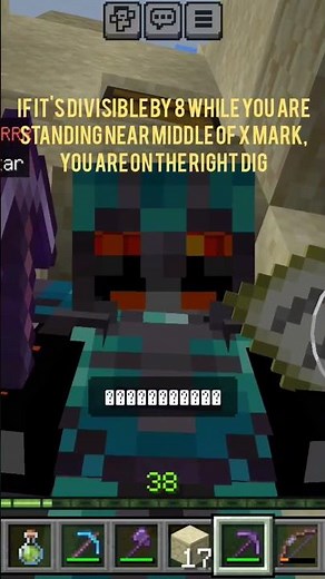 How to Perfectly Locate and Dig Buried Treasure Chest #minecraft