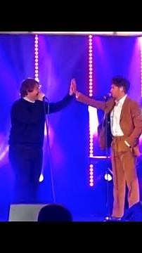 Niall Horan & Lewis Capaldi singing Bruises (Live at The Horan & Rose Event)