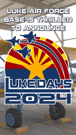 We're still buzzing from the incredible Luke Days 2024 Open House and Air Show! But before we dive into plans for 2026, we wanted to take a moment to express our deepest gratitude to YOU, our amazing community! YOU truly made Luke Days 2024 special and we can’t thank you enough. Check out the video then make sure you head over to read the full story at the link below ⬇️ https://www.luke.af.mil/News/Features/Display/Article/3724326/luke-days-2024-community-partners/ #LukeDays2024 #ThankYou #Commu