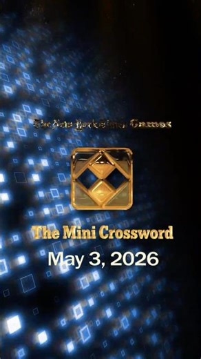 NYT Mini X-Word 5/3/26 | #nytcrosswordanswers #wordpuzzlegame #crosswordpuzzles