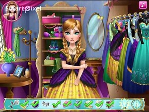 Disney Frozen's Anna's Closet Dress Up Game