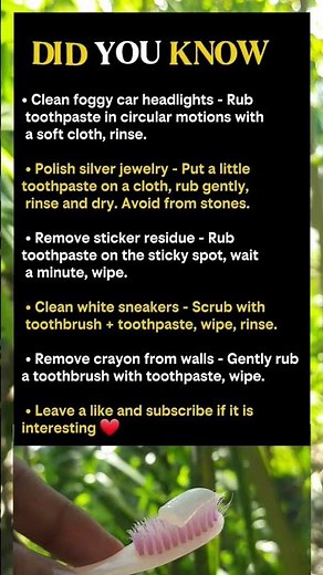 Clean everything from car headlights to shoes with toothpaste! Learn some surprising hacks.