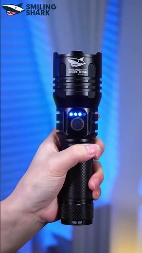 Smiling Shark Super Bright Led Torch Usb Rechargeable Flashlight Lighting Zoomable Waterproof-7009