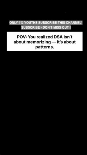 #subscribe That One Moment DSA Finally Makes Sense 🤯 #youtubeshorts #coding #tech #shorts #viral
