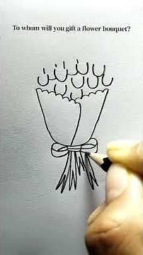 How to Draw a Beautiful Flower Bouquet