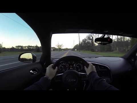 2012 Audi R8 V10 Manual POV Test Drive