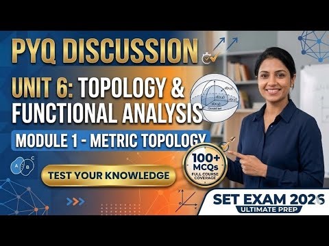 “Crack SET 2026 with Metric Topology PYQs!”#SETMaths#MetricTopology#SETExam2026
