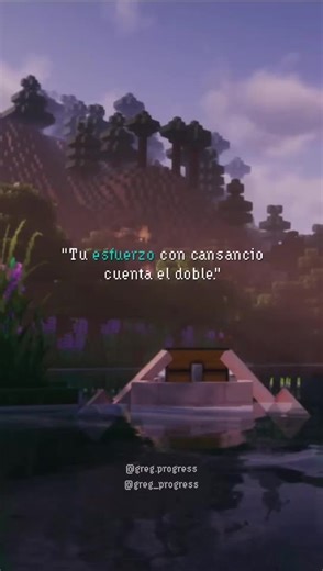 Tu puedes 🫂 #minecraft #minecraft #real #fyp #survival #esfuerzo #metas #diciplina