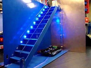 Automatic Stair LED Lighting Demonstration