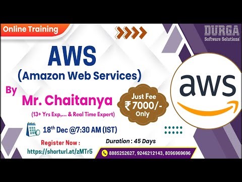 AWS (Amazon Web Services) Online Training @ DURGASOFT
