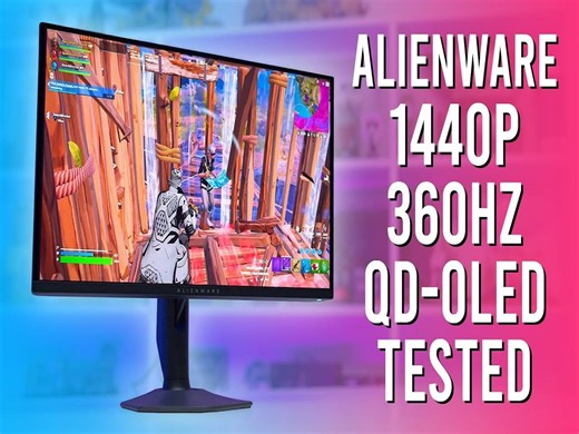 一众360Hz QD-OLED电竞显示器里最好的那个? - 戴尔 外星人 AW2725DF 评测【Monitors Unboxed】