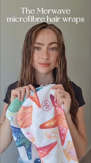 Merwave Wavy Hair Wrap for Quick Drying