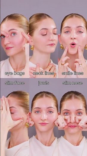 Face Yoga for Slim Face, Eye Bags, Smile Lines & Neck Lines | Daily 5-Minute Anti-Aging Routine