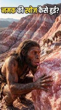How Did Early Humans Discover Salt?🧂# shorts #Earyhumans #SaltDiscovery#PrehistoricLife#HumanHistory