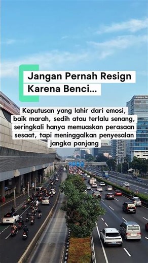 NEVER RESIGN BECAUSE OF HATE...