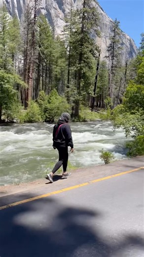 Beautiful Water Flowing in Yosemite National Park 🌊🏔️ | Nature at Its Best