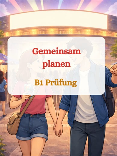 Gemeinsam etwas planen – Deutsch lernen für die B1-Prüfung