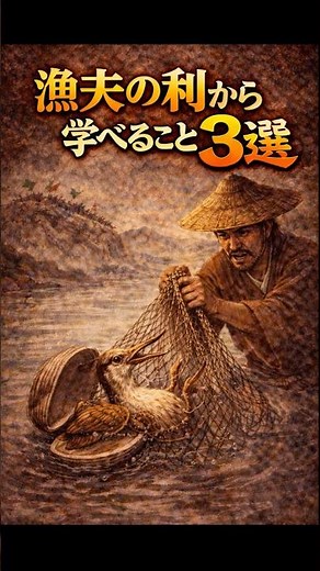 漁夫の利から学べること3選 #中国故事 #戦国時代 #歴史 #ビジネス