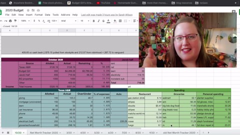 How to start a new month's budget! - Cloning and clearing digital spreadsheet budgets