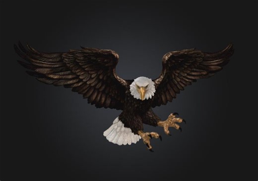 American Eagle (Landing) STL/FBX File for 3D Printing (Digital Download)
