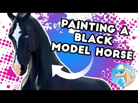 Painting a Black Horse | Breyer Repainting Tutorial | PPS How-To