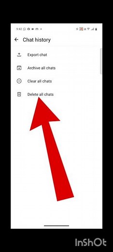 How To Delete Whatsapp Chat History | Delete Whatsapp Chats Permanently #whatsappchat #shortvideo
