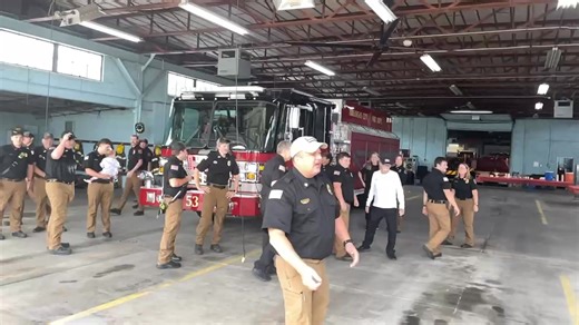 Ark City Fire Engine Push In | KSOK Cowley Post