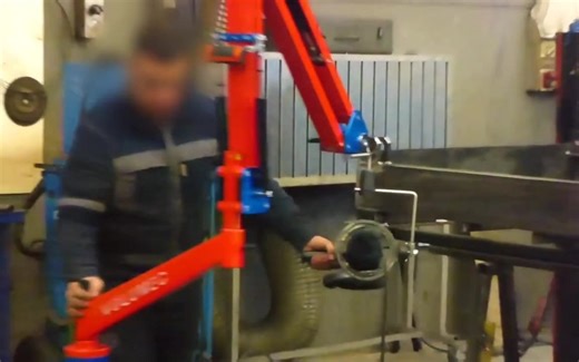 零重力助力机械臂EASYARM 3-打磨应用（配置滑动轨道，任意角度打磨）