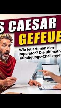 Julius Caesar GEFEUERT! Die härteste Kündigung der Geschichte 📜