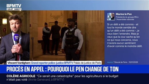 Procès en appel du RN: la nouvelle stratégie de défense de Marine Le Pen