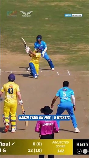 Harsh Tyagi 5 Wickets 🔥