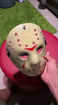 NECA Friday The 13th Part 3 Jason Voorhees Replica Resin Mask #fridaythe13th #jasonvoorhees