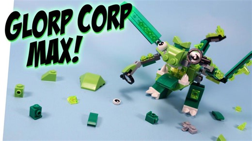 Lego Mixels Series 6 The Glorp Corp Cousins Dribbal Gurggle & Slusho Max Opening Review