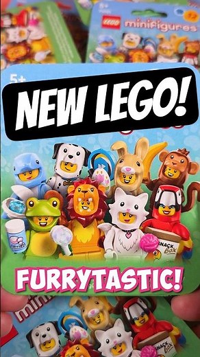 New! Lego Furries?? Minifigures Series 28 Animal Costumes Blind Box ASMR Toy Unboxing Funny Review