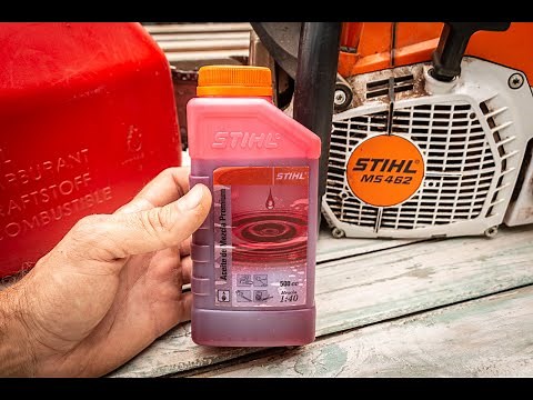 How to Mix Gasoline and Oil - Two-Stroke Chainsaw Engine