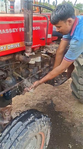 Deep Cleaning a Massey 5245 Engine Block! #Satisfying #EngineMaintenance #FarmerLife#johndeere