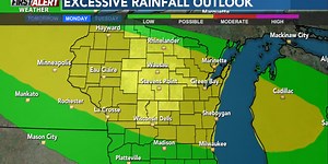 First Alert Weather: Monitoring the risk of heavy rainfall early in the new week