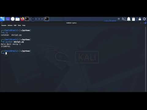Import File Python Lain & Import di Python Shell