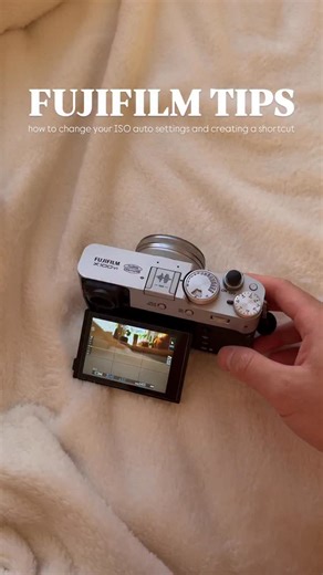 Alex on Instagram: "Hey Fujifilm friends! Here’s a quick guide on how to change your ISO auto settings and also how you can setup a shortcut to easily access to those settings. #cameratips #camerasettings #fujifilmcamera #fujifilmx100vi #x100vi"