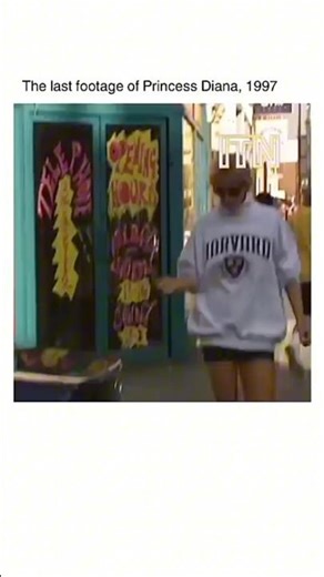 Last footage of Princess Diana, 1997 #princess #diana #history #thequeen #queenelizabeth #memes #emo