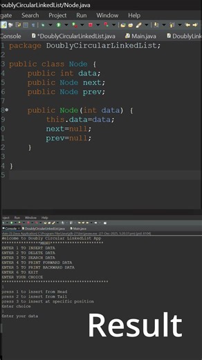Node.java || Node Class in Doubly Circular Linked List 🔁 | Quick Explained