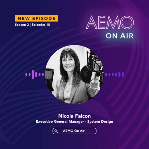Australia’s electricity system is transforming at speed and the choices made, specifically in the coming decade, will shape costs, reliability and emissions outcomes for generations. In this episode of AEMO On Air, we sat down with Nicola Falcon, AEMO’s Executive General Manager of System Design, to unpack the Draft 2026 Integrated System Plan (ISP) and the big themes shaping its story. With electricity demand forecast to nearly double by 2050, driven by electrification of homes, industry and tr