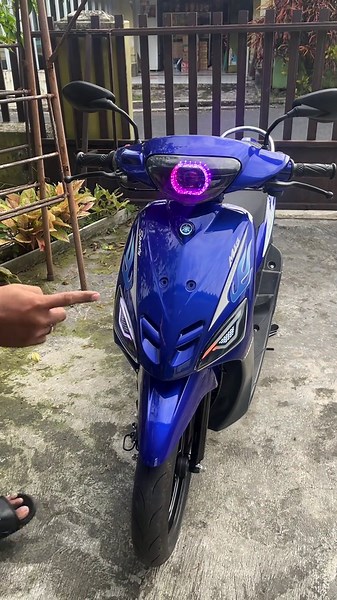 Pemasangan Lampu Sen Lazy RGB di Mio Sporty