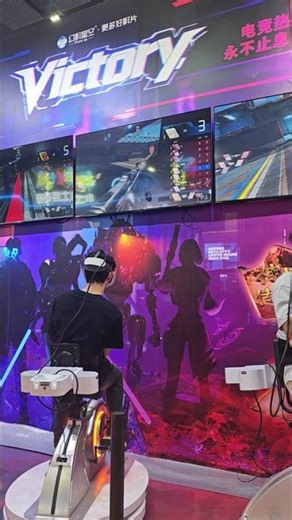 VR spacewalker for shooting game competition, multiple players, team building#VRmachine #FuninVR