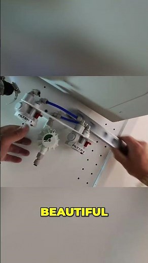 DIY Under-Sink Filter Install: Perfect Fit Every Time! #shorts