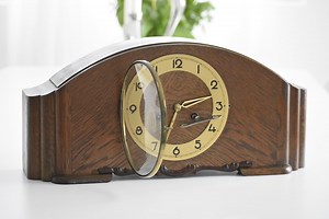Art Deco Pendulum Chiming Mantel Clock W278 Germany (c. 1930s) - Etsy UK