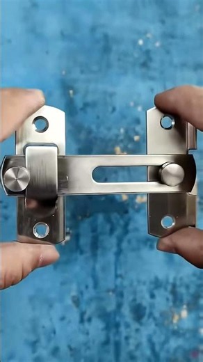 Stainless Steel Door Latch Lock - Heavy Duty & Secure 🔒 #DoorLatch #HomeSecurity #BarnDoor