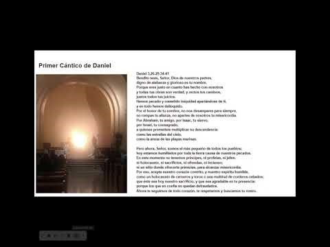 Primer Cántico de Daniel